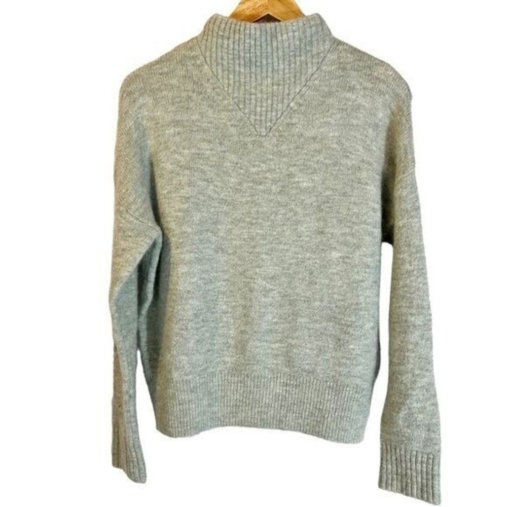 Madewell‎ Dillon Mockneck Pullover Wool Blend Sweater